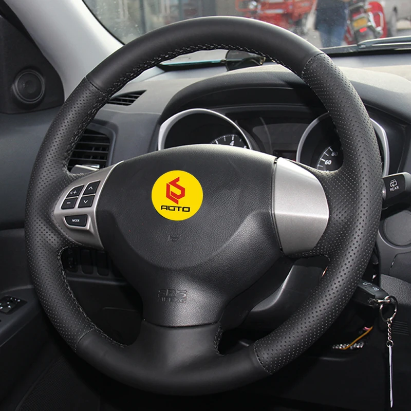 Оплетка на руль для Mitsubishi Lancer X 10 2007 2015 Outlander 2006 2013 ASX 2010 2013|Чехлы руль| |