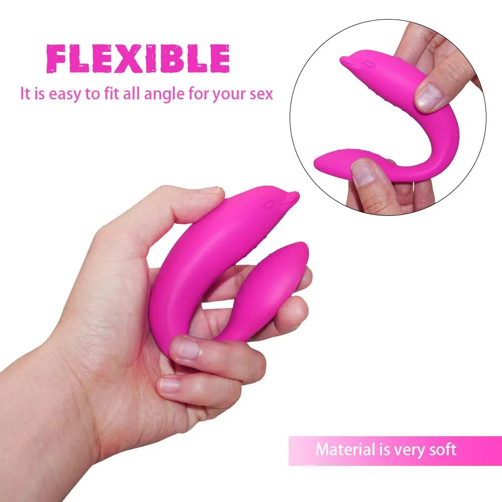 Silicone Dual Vibrating Dildo Panties Magic Wand Clitoral Stimulation Wireless Remote Control G Spot Vibrator Sex Toys for Women (16)