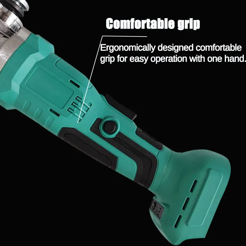 18V 800W 100mm Brushless Cordless Impact Angle Grinder without battery DIY Power Tool Cutting Machine Polisher Fr Makita Battery