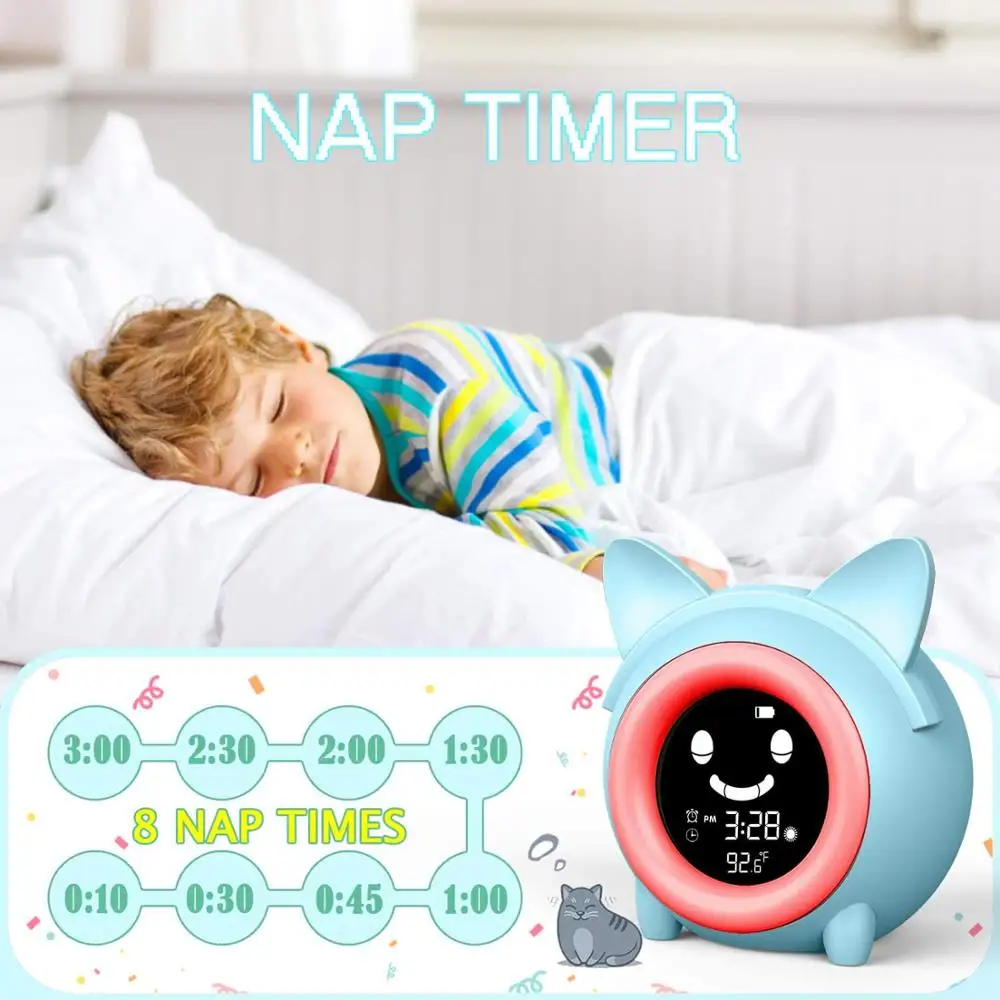 Hansang Kids Alarm Clock,Ok To Wake Clock With Sleep, 45 OFF