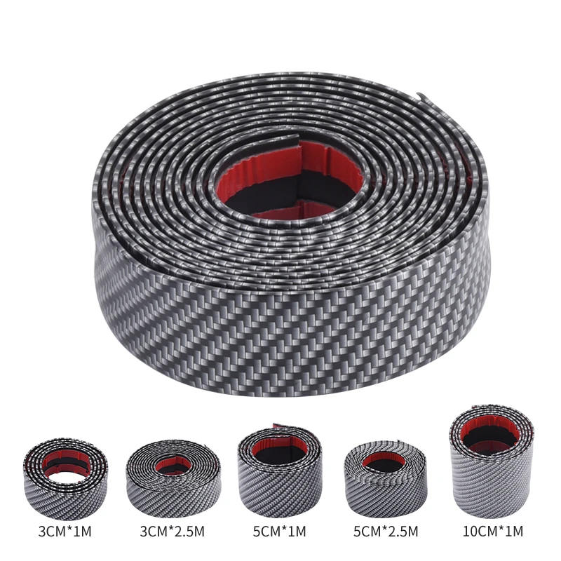

Carbon Fiber Bumper Strip Car Door Edge Scratch Protector Door Sill Protector Edge Guard Car Sticker Moulding Strip For Toyota