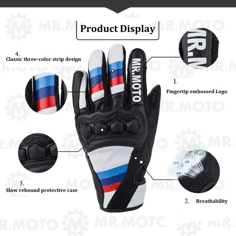 Лето, новые мужские и женские, MR. moto Air series, moto rcycle, перчатки, rbike, дышащие, небьющиеся, могут касаться экрана