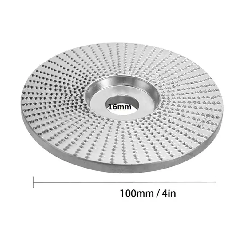 1pc Angle Grinder Disc Polishing Disc Grinding Model Thorn Plate Carbide Wood Carving Disc Woodworking Abrasive Tool