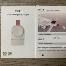 Высокое качество USB часы портативное магнитное зарядное устройство с розничной коробкой 50 шт./лот