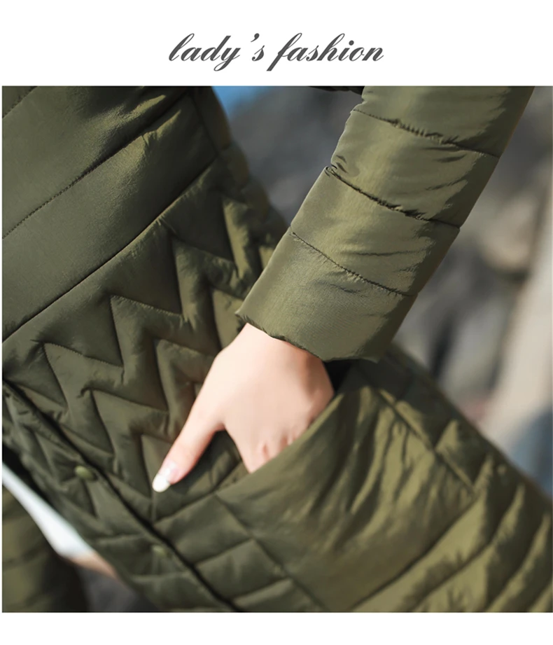 Women Slim Down Long Jacket Winter Turtleneck Down Cotton Coat Double Breasted Warm Parkas Snow Outwear Large Size