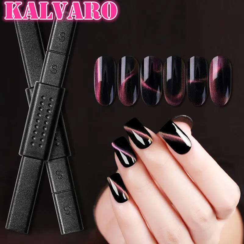 Black Multi funcation Nail Art Stick 3D Cat Eyes Effect Stok Strong Board