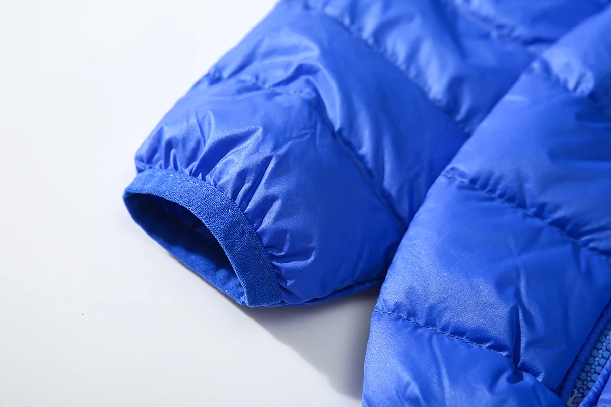 Boys Girls Portable Lightweight Down Jacket Winter Hooded Zipper Children's Coat Children's Clothing Wholesale