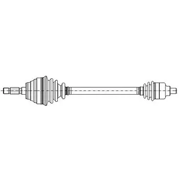 

METELLI axle shaft DX RE.CLIO II KANGOO 1,5 DCI17-0866METELLI