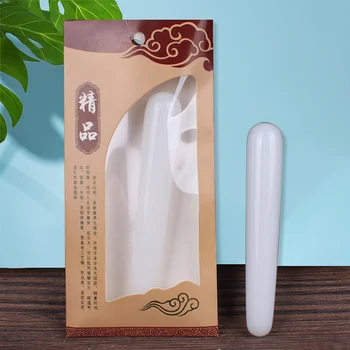 

1PC White Guasha Board Opal Stone Massage Body Scraping Tool SPA Therapy Acupoint Scraper Full Body Massager