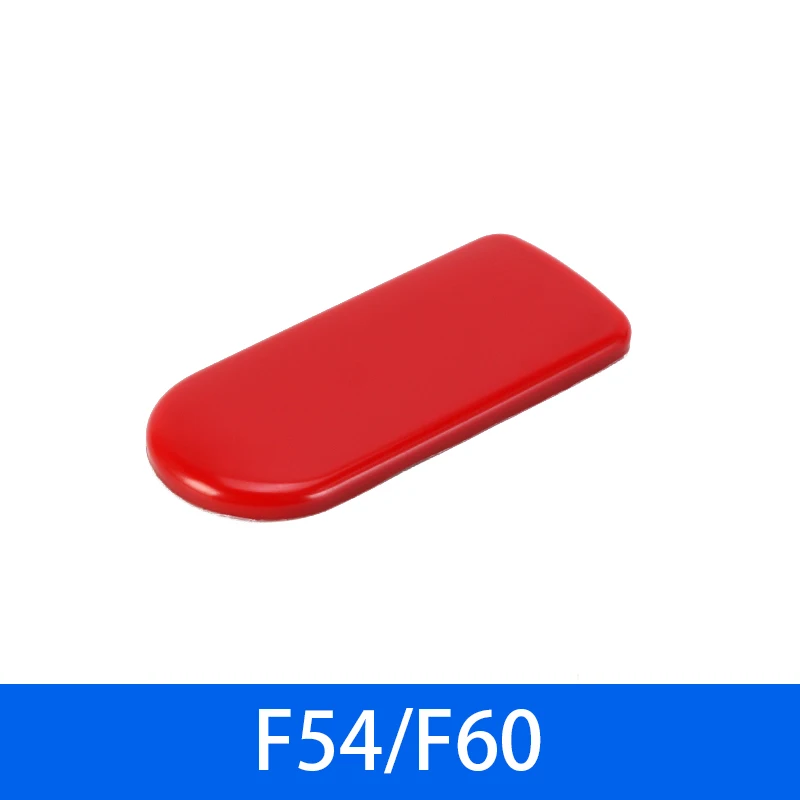 Car Glove box handle decoration Storage box cover sticker Car styling Accessories For MINI Clubman COOPER F54 F60 Countryman - Название цвета: Red