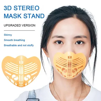 

3D Mask Bracket Mouth Caps Accessories Breathing Mask Holder Mascarillas Internal Support Bracket Lipstick Protection Frame