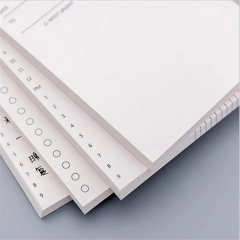 1pcs Simple business day plan books this note can be torn notepad office calendar book with a small memo 12.5*8.5cm 1pcs Simple business day plan books this note can be torn notepad office calendar book with a small memo 12.5*8.5cm