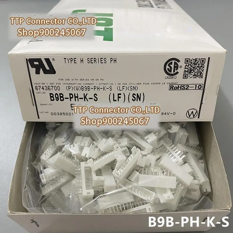 

50pcs/lot Connector B9B-PH-K-S 9Pin 2.0mm Leg width 100% New and Origianl