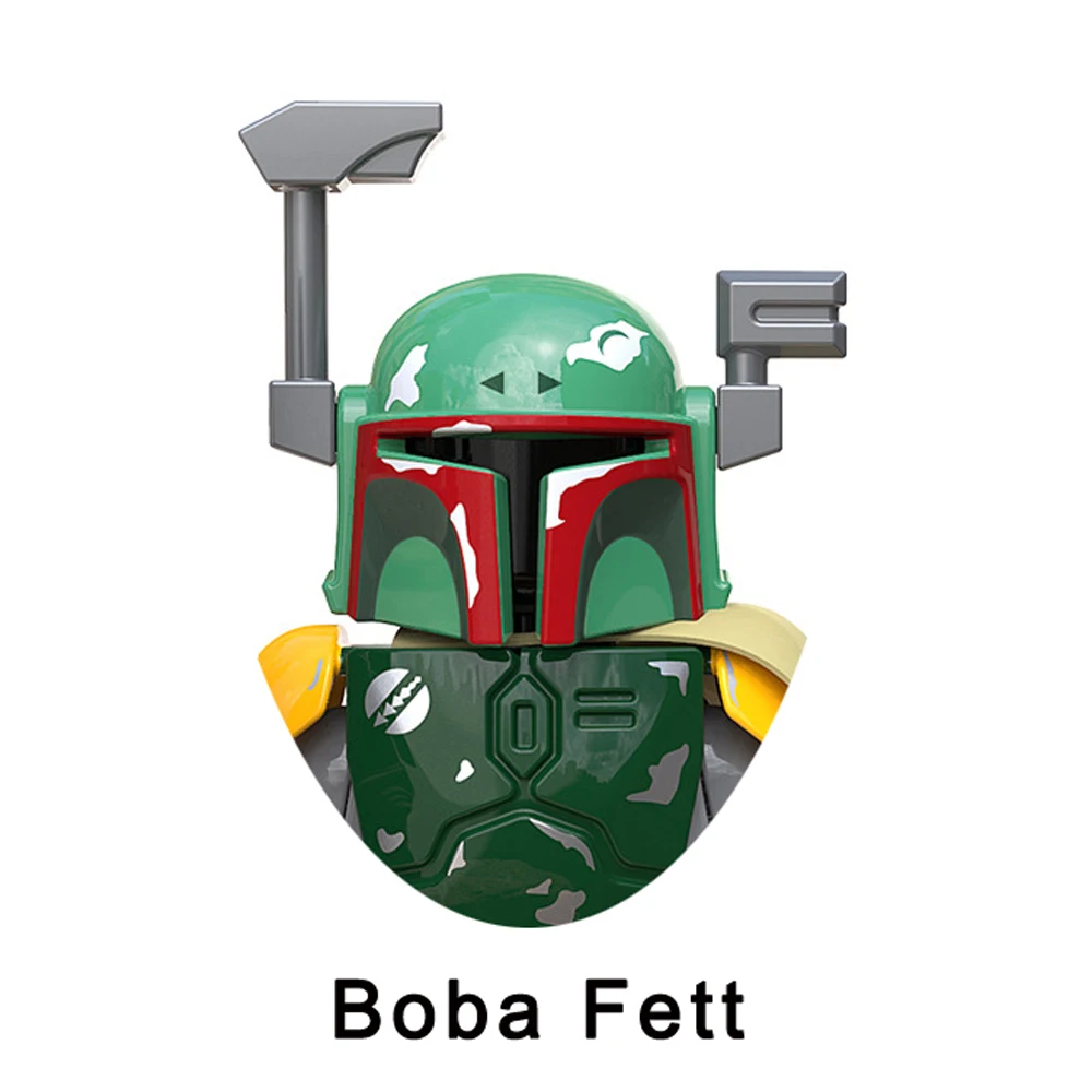 DISNEY Din Djarin Mandalorian Building Blocks Jango Boba Fett Grogu Baby Yoda Paz Vizla Bo-Katan Sabine Wren Brick Figure Toy