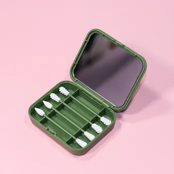 

Hot Sales Four Generations Silica Gel Cotton Swab Integrally Molded for Turning-Repeated Use with Mirror Makeup Cotton Swab