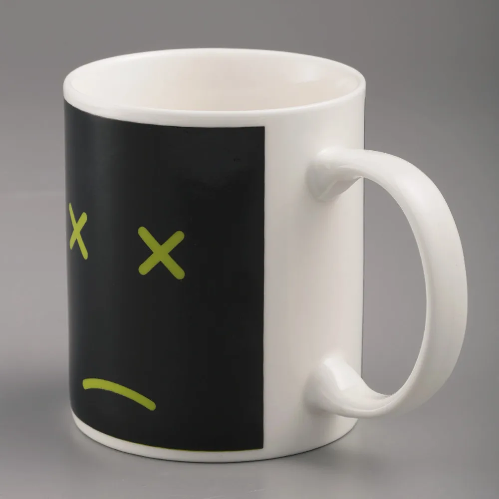 

HOT Useful Heat Changing Mug Color Cup Coffee Sensitive Home House Magic Tea Hot Reactive Cold Ceramic Coffee Tea Cup