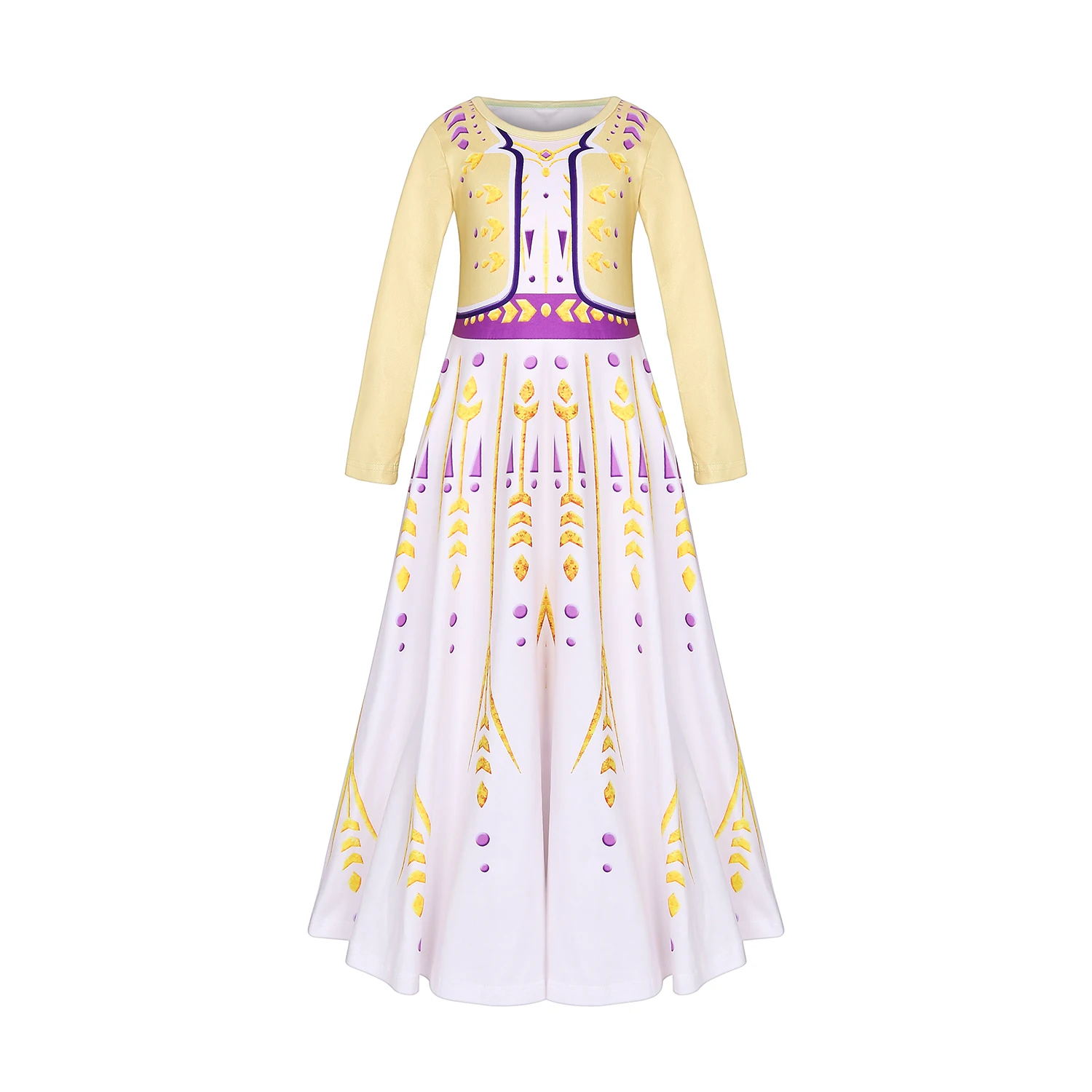 Платья для маленьких девочек; платье принцессы Анны и Эльзы; Детские вечерние платья для девочек; Детский костюм Эльзы; одежда розового цвета; 8174