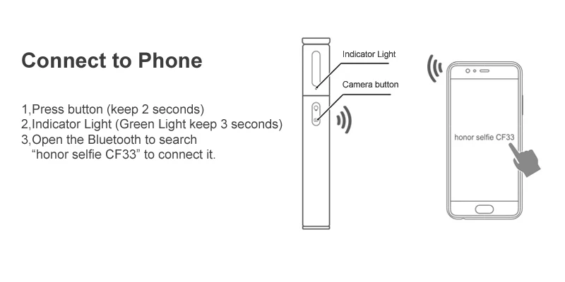 MountDog беспроводной Bluetooth селфи палка для Iphone Xiaomi ручной монопод затвора дистанционного мини штатив с светильник