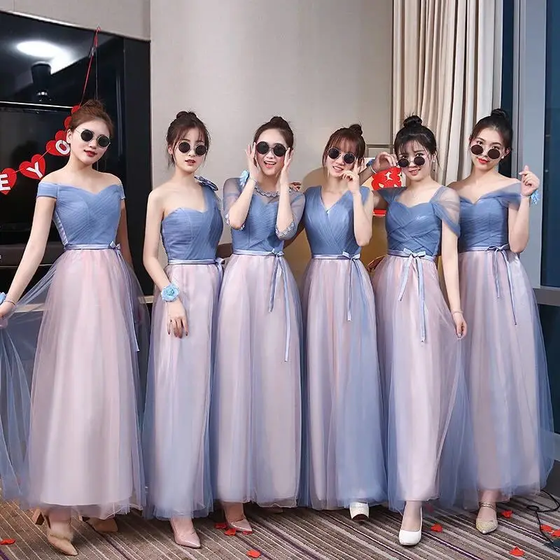 

New Long Bridesmaid Dress Bridesmaid Dresses Burgundy Bridesmaid Dresses Wedding Party Dress Long Party Dress