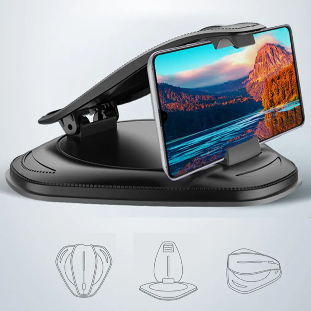 Universal Car Center Console Clip Mobile Phone Dashboard Bracket Navigation Rack Multifunctional Car Phone Holder