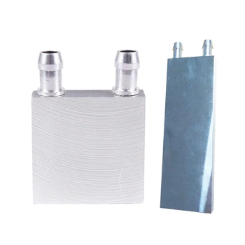 

2Pcs CPU Radiator Water Cooling Block Liquid Water Cooler Heat Sink for Computer CPU Radiator - 40X120X12Mm & 40X40X12Mm