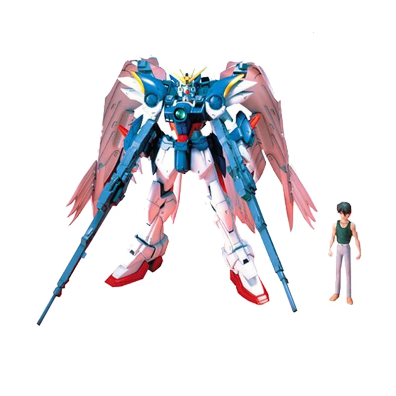 Фигурки пластмассовые игрушечные модели Gundam tv 1/100 EW 02 Wing Zero Mobile Suit сборные