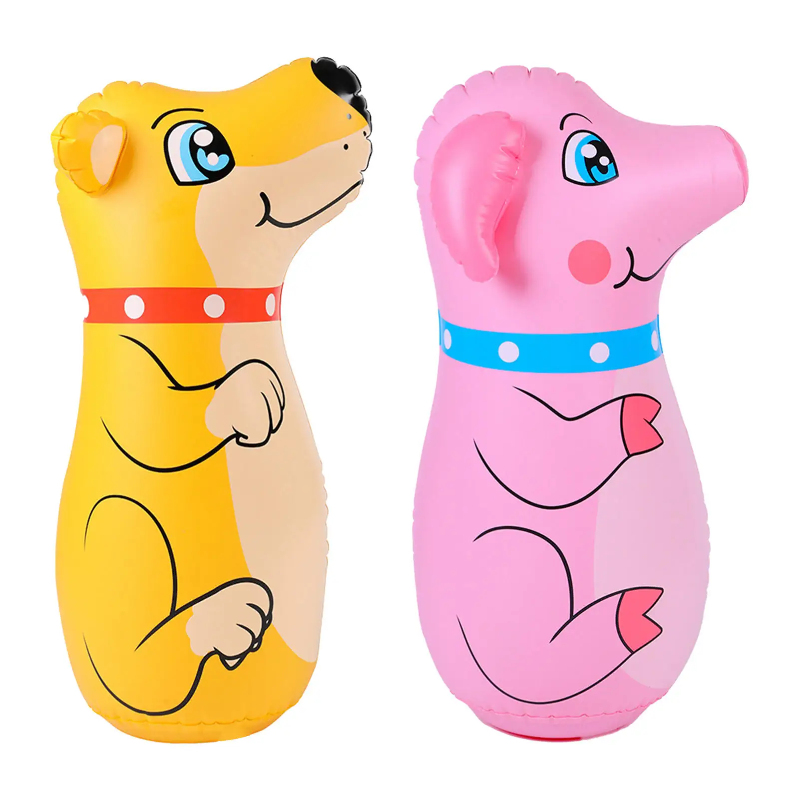 Надувной боксерский мешок 35 дюймов стакан для детей отдельно стоящий фитнеса