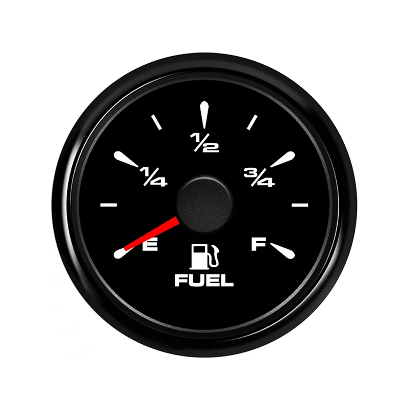Универсальный 52 мм датчик уровня топлива, измеритель 0-190ohm цифровой Водонепроницаемый манометр из нержавеющей стали для автомобилей Грузовик Лодка 12V 24V с подсветкой - Цвет: 8 Color Light