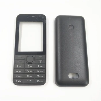 

10Pcs/lot Good quality For Nokia 208 New Full Complete Mobile Phone Housing Cover Case+English Keypad