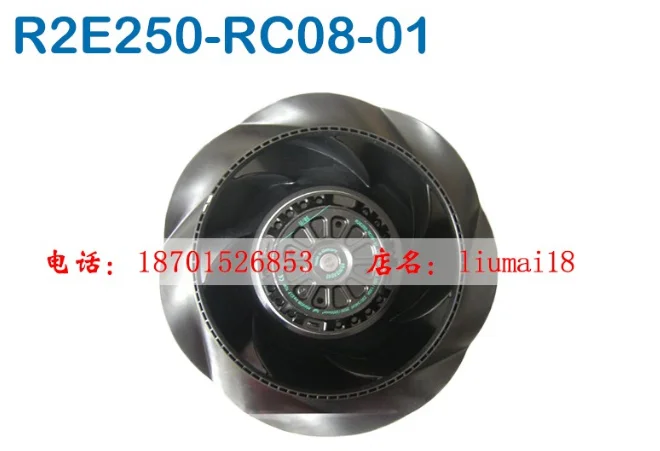 Оригинальный Для ebmpapst R2E250-RC08-01 центробежный вентилятор 250 мм 230/340W 1.02A Вентилятор охлаждения Специальные кривой крыльчатка Оригинальный Для ebmpapst R2E250-RC08-01 центробежный вентилятор 250 мм 230/340W 1.02A Вентилятор охлаждения Специальные кривой крыльчатка