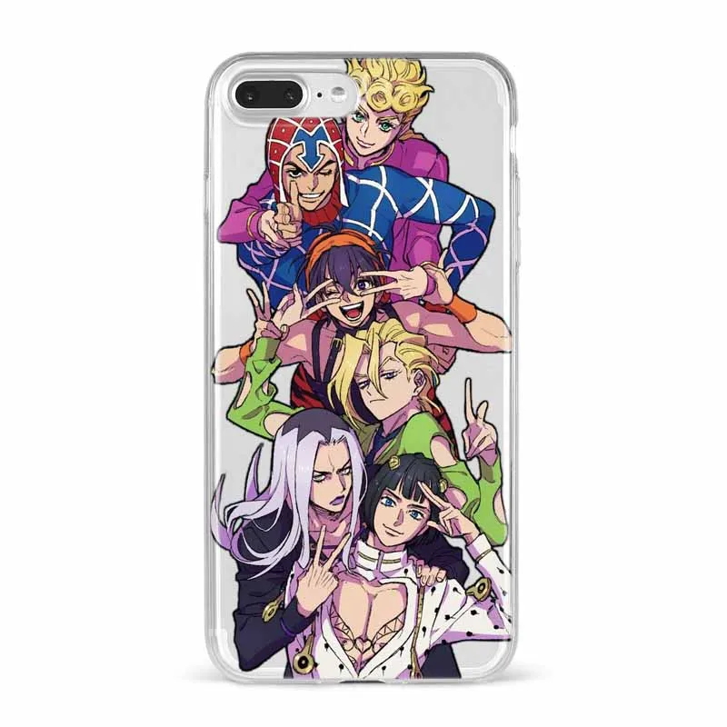 iphone 7 case JOJO’S BIZARRE ADVENTURE OVER HEAVEN JoJo Anime phone accessories Case Cover Shell For  iPhone XR MAX X 8 7 Plus 6 11 12Mini Pro iphone 7 wallet case