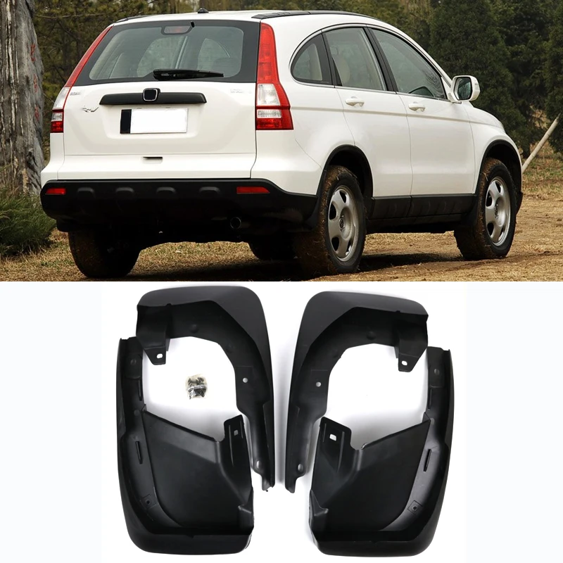 Черные Брызговики крыло для 2007-2011 HONDA CRV Брызговики грязевые щитки автостайлинг