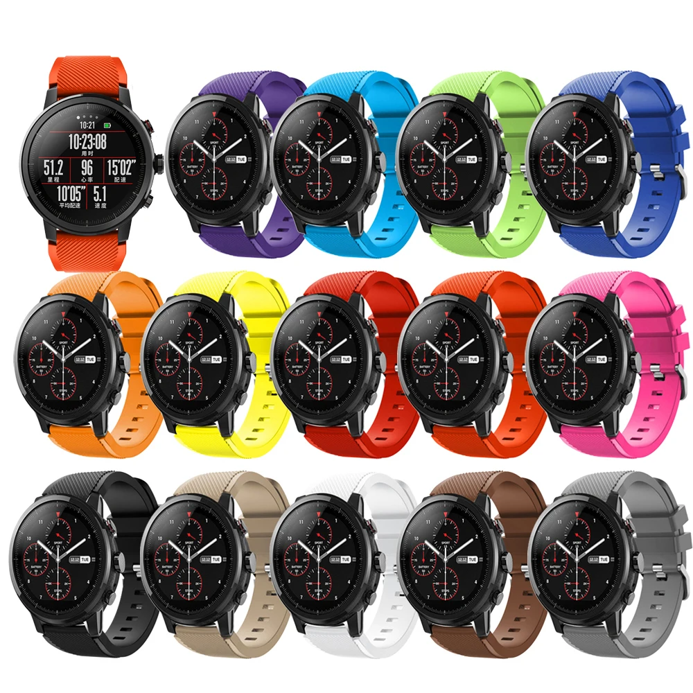 

22mm Silicone classic Watch Band For Samsung Gear S3 frontier sport band For Samsung Watchband galaxy watch 46mm Barcelet strap