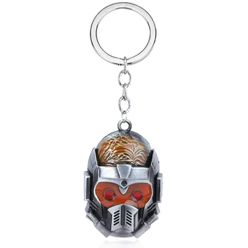 

Rongji jewelry Guardians of the galaxy Keychains Star-Lord Keyring fashion Jewelry Accessories