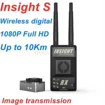 Billige Bis Zu 10KM Insight S 5G Full HD 1080P HDMI Digital Wireless Video Sender System 15KM Für RC FPV Drone Quadcopter Flugzeug