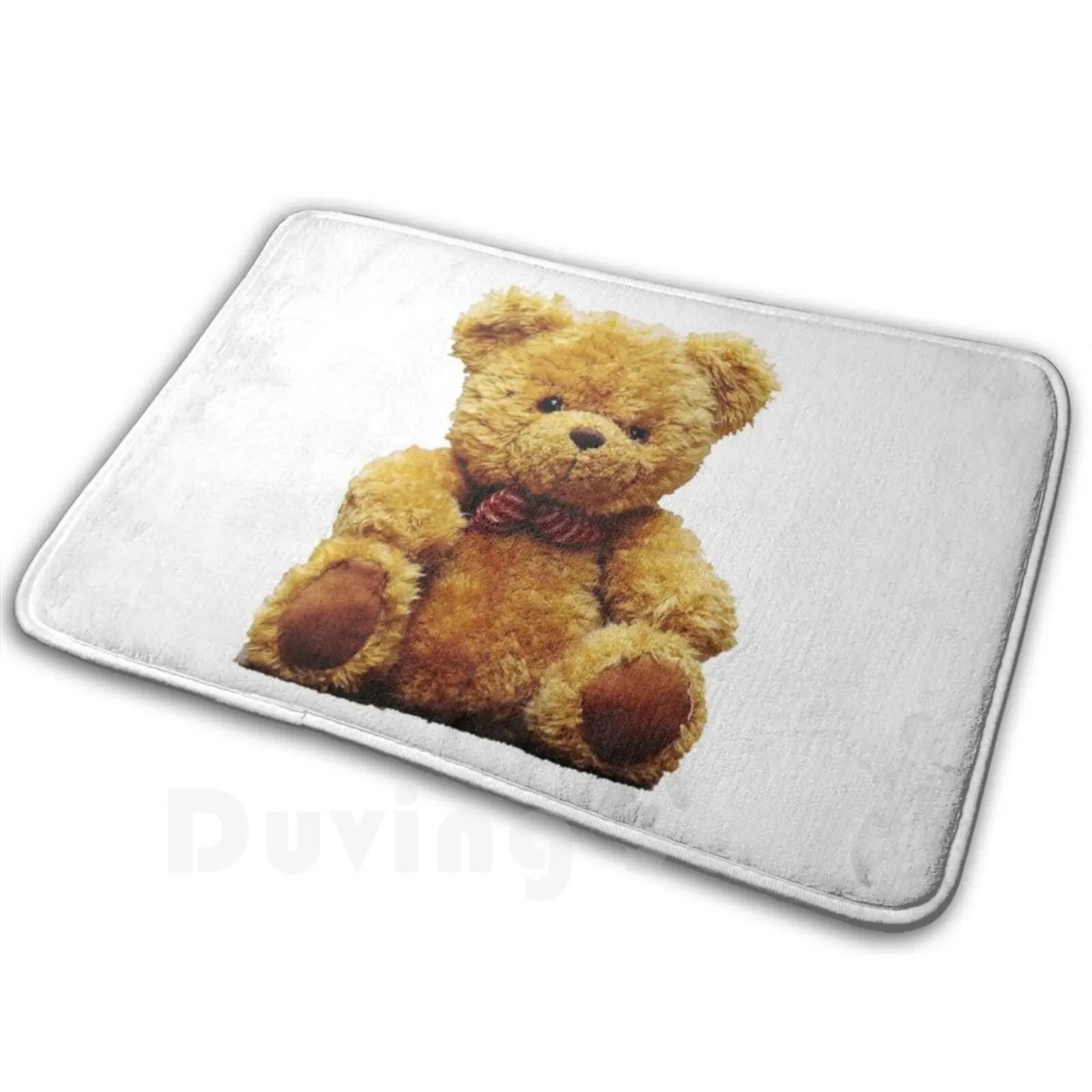 Plush Teddy Bear Mat Rug Carpet Anti Slip Floor Mats Bedroom Teddy Bear