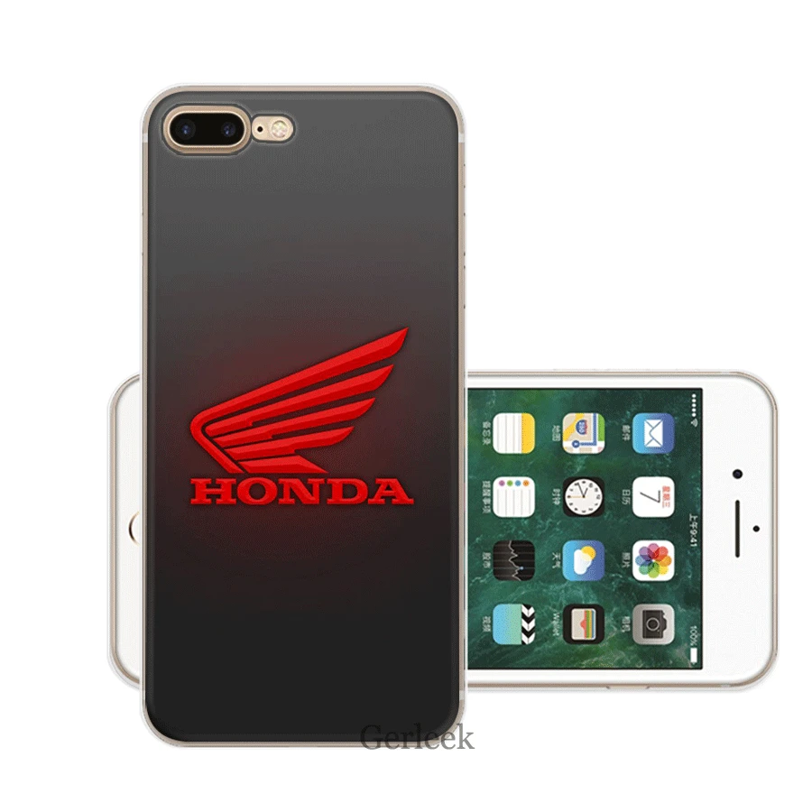 Mobile Cell Phone Case TPU for iPhone 11 Pro XR X XS Max iPhone 7 8 6 6S Plus 5 5s SE Cover Honda - Цвет: 5