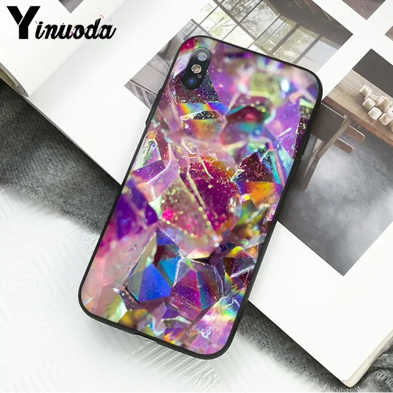 Blue Pink Purple Gemstone Agate Marble crystal 