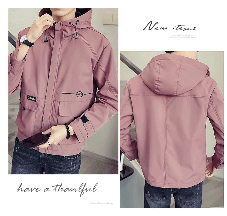 Men Workwear Coat Spring And Autumn New Style Trend Versatile Jacket Men's Casual Handsome INS Popular Brand Clothes