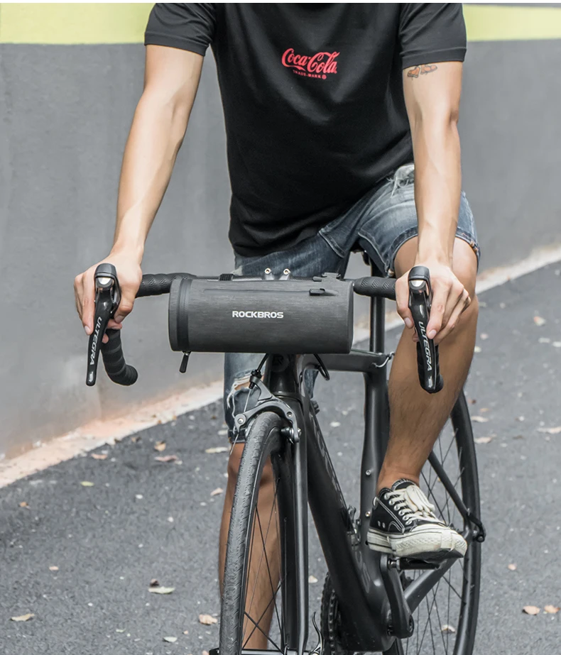 ROCKBROS велосипедная сумка передняя велосипедная портативная корзина для руля велосипеда Многоцелевой большой вместительный рюкзак MTB Дорожная велосипедная рама трубчатая сумка