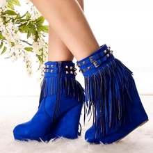 Royal blue shoe boots Clearance