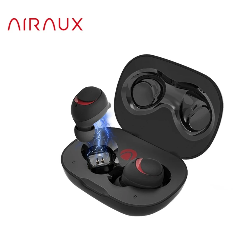 Blitzwolf AIRAUX AA-UM1 TWS наушники bluetooth 5,0 Беспроводная гарнитура HiFi Водонепроницаемая гарнитура с шумоподавлением для iphone - Цвет: Белый