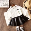 2022 new spring autumn Girls Kids leather PU skirt comfortable cute baby Clothes Children Clothing ► Photo 2/6