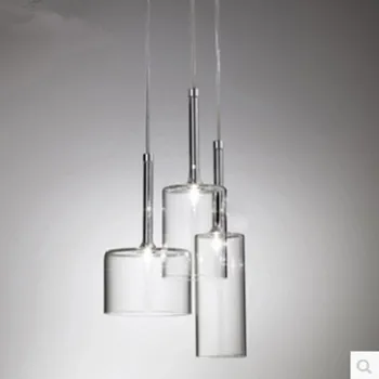 

New Nordic Style Personality Creative Glass Pendant lights Wine Bottle Alsle Cafe Bar Lights Dinner Light Fixtures