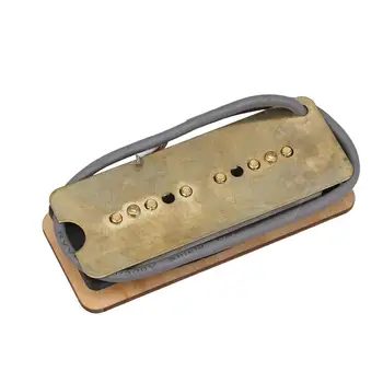 

Yibuy Retro Style P90 Alnico 5 Magnet Guitar Pickup Set for Electric Guitar