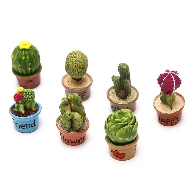 1pc Dollhouse Miniature Accessories Mini Succulent Bonsai Potted Plant Model