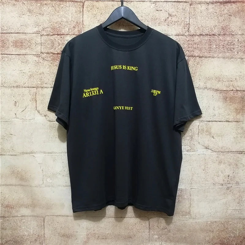 Cpfm Jesus Is King Kanye Chao High Street Loose Size Short Sleeve t-Shirt | Мужская одежда