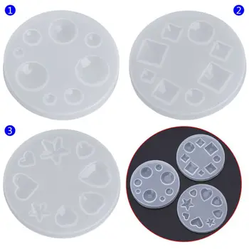 

1 Pc Silicone Mold DIY Jewelry Making Pendant Earrings Necklace Crafts Geometric Tool Decoration 3 Styles