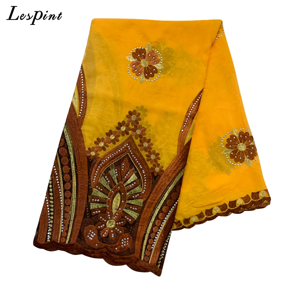 2021 New Fashion Scarf For Muslim Women Embroidery Diamonds Cotton African Hijab Dubai Turkey Islam 210x110cm 11 Psc ShawLes-008