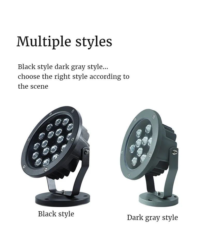 Led Warm Light Wall Washer Light Rgbw Landscape Lighting Flood Path Lights Garden Lights Gazebo Decoration Waterproof Lamp
